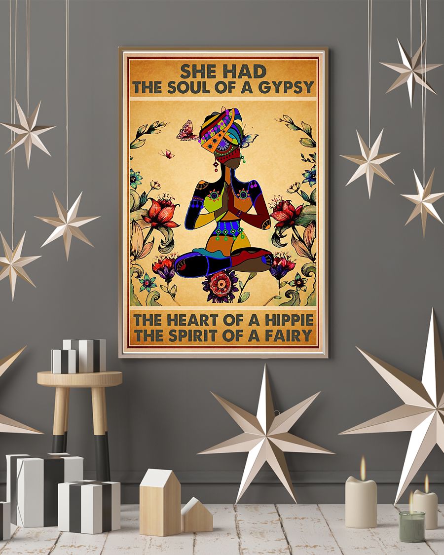 She had the soul of a gypsy the heart of a hippie the spirit of a fairy poster 2 She had the soul of a gypsy the heart of a hippie the spirit of a fairy poster