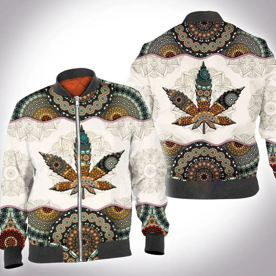 Canabis mandala 3d over print hoodie 3 Canabis mandala d over print hoodie