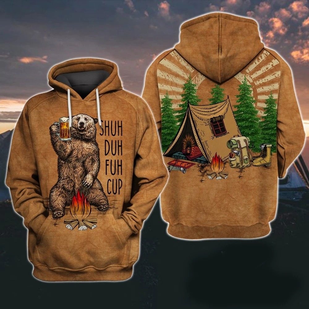 CAMPING BEAR Shuh duh fuh cup 3D hoodie 1 CAMPINGBEARShuhduhfuhcupDhoodie