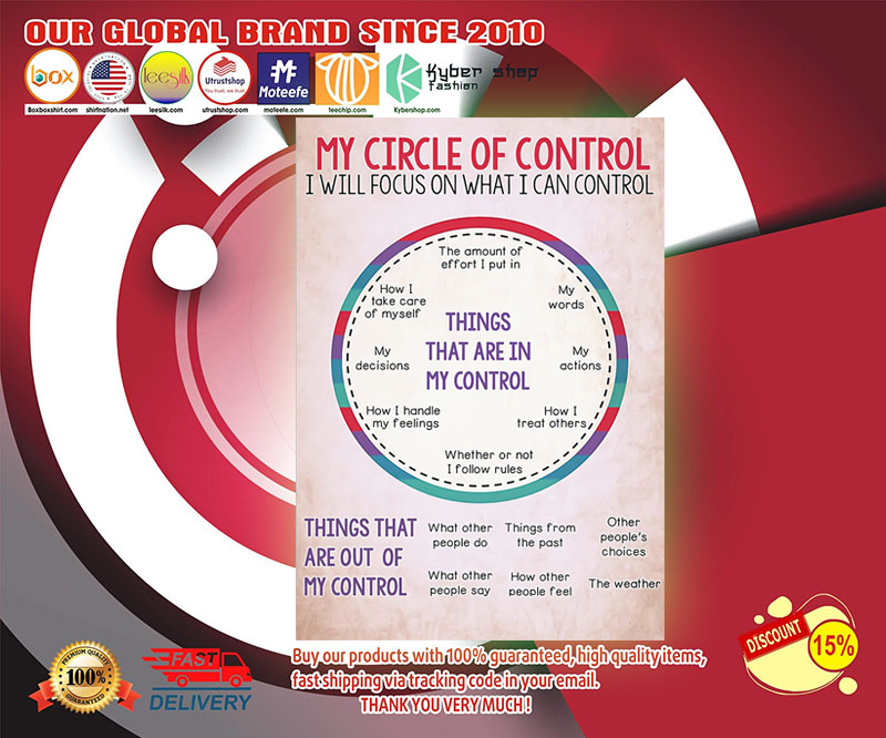 Social worker my circle of control I will focus on what I can control poster 2 Social Worker My circle of control I will focus on what I can control poster