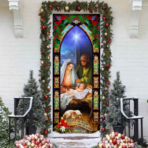 Jesus Is The Reason For The Season Door Cover 3 Jesus Is The Reason For The Season Door Cover
