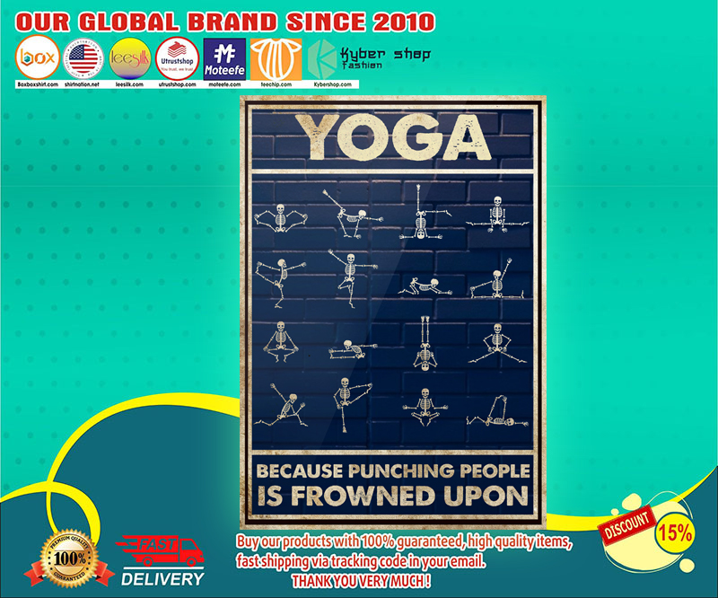 Yoga because punching people is frowned upon poster 3 Yoga because punching people is frowned upon poster