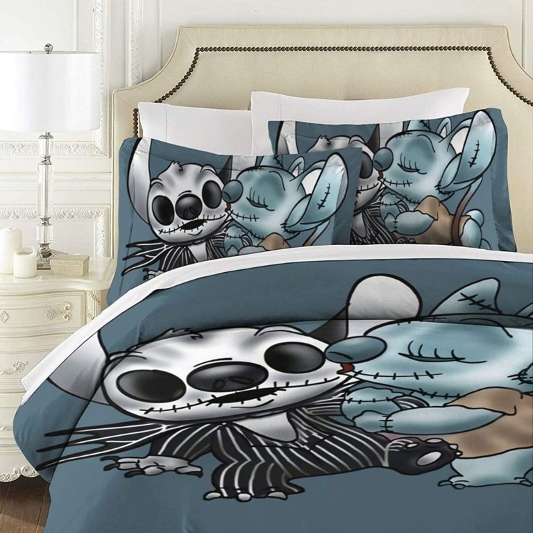Stitch & Angel Nightmare Before Xmas Bedding Set 4 Stitch Angel Nightmare Before Xmas Bedding Set