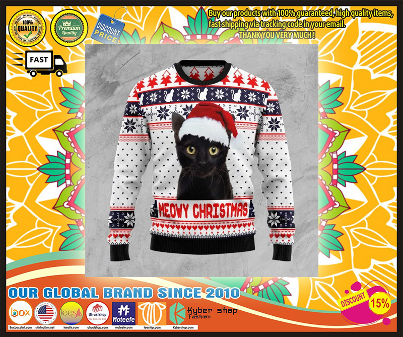Meowy christmas ugly christmas sweater 3 Meowy christmas ugly christmas sweater
