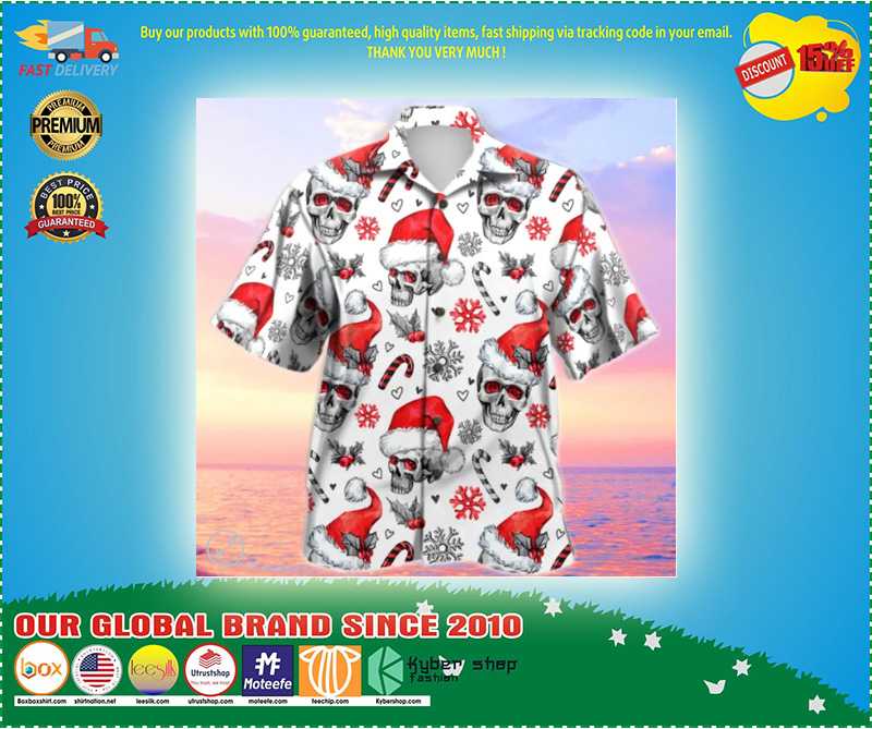Christmas Skull Hawaiian Shirt 3 Christmas Skull Hawaiian Shirt