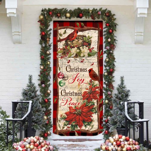 Christmas Joy Christmas Peace Door Cover 4 Christmas Joy Christmas Peace Door Cover