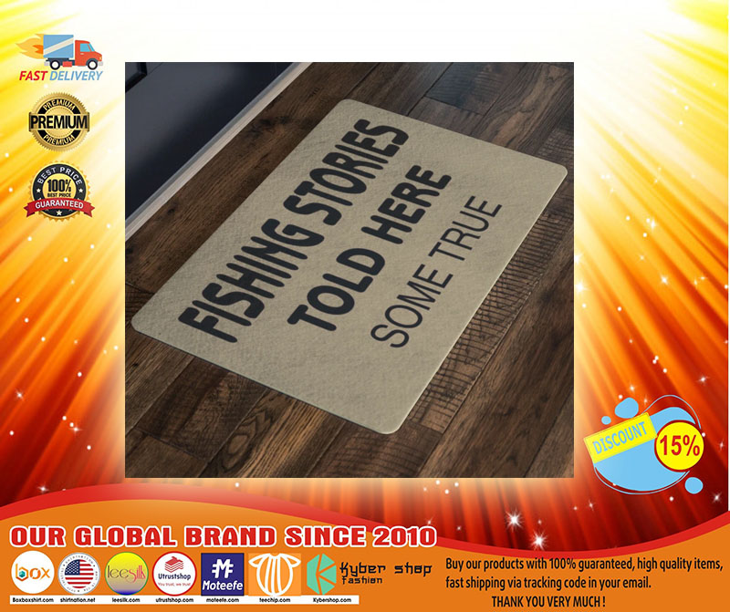 Fishing Stories Told Here Some True doormat 3 Fishing Stories Told Here Some True doormat