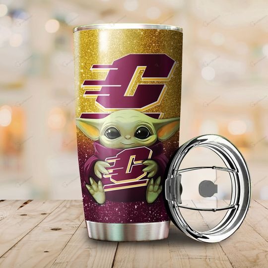 Central Michigan Chippewas Yoda Tumbler 2 Central Michigan Chippewas Yoda Tumbler