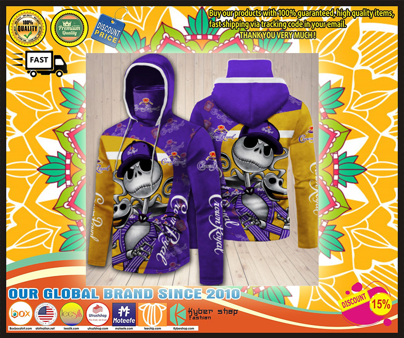 Crown Royal Hoodie No Gaiter 3d hoodie 5 Crown Royal Hoodie With Gaiter d hoodie