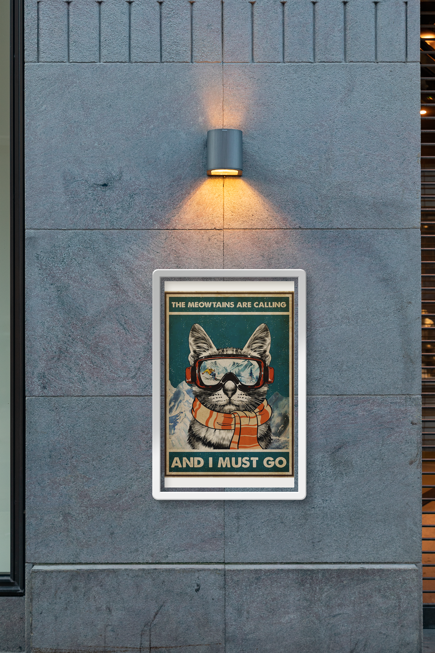 The meowtains are calling and I must go poster 3 The meowtains are calling and I must go poster