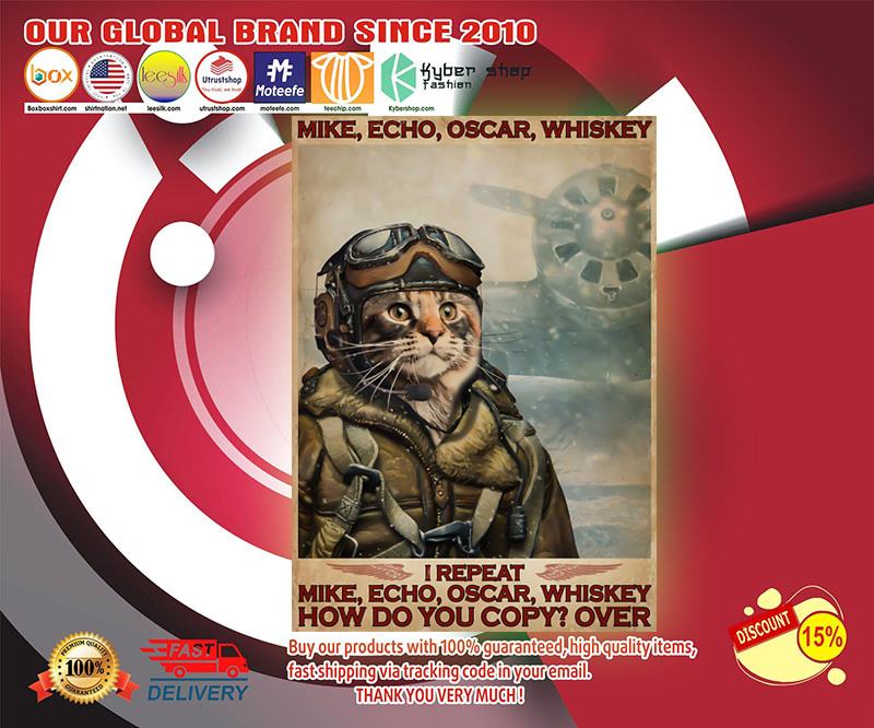 Cat I repeat mike echo oscar whiskey how do you copy over poster 4 Cat I repeat mike echo oscar whiskey how do you copy over poster