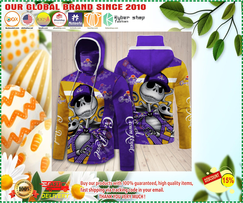 Crown Royal Hoodie No Gaiter 3d hoodie 3 Crown Royal Hoodie With Gaiter d hoodie