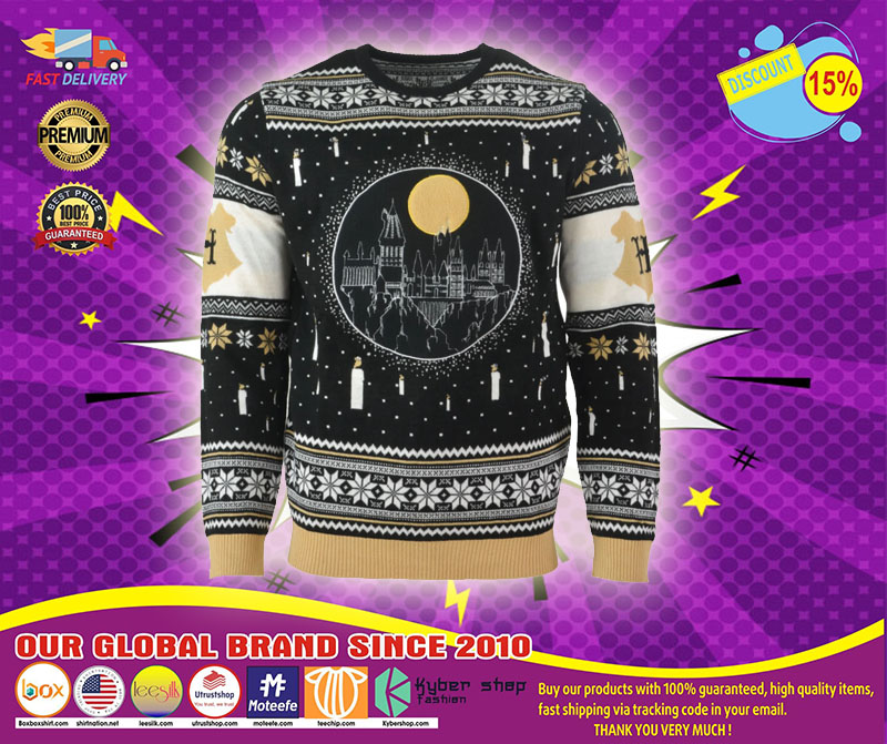 HARRY POTTER HOGWARTS CHRISTMAS UGLY SWEATER 5 HARRY POTTER HOGWARTS CHRISTMAS UGLY SWEATER