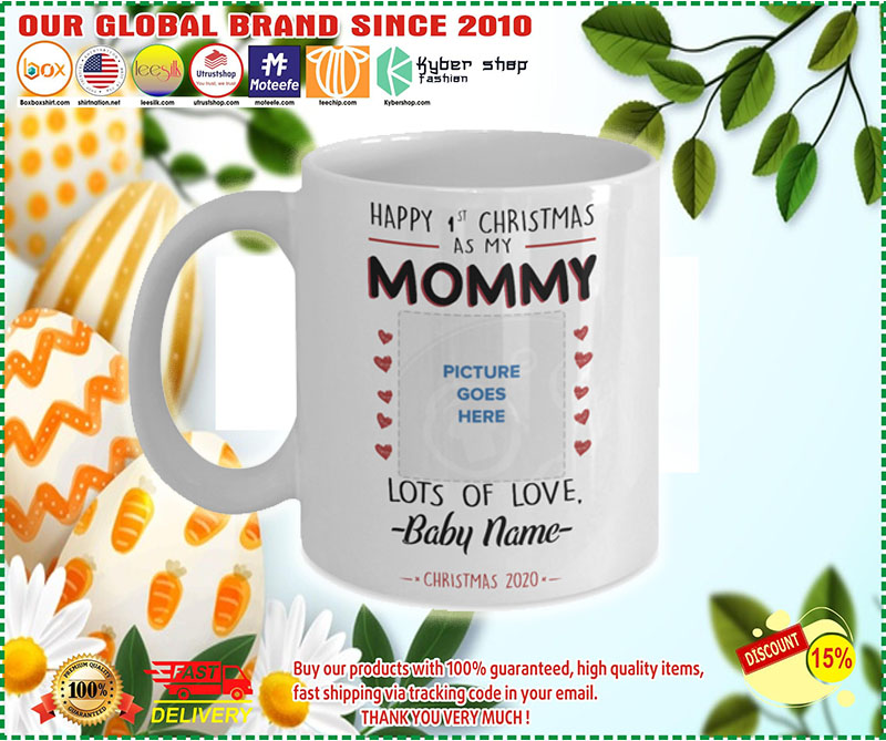 Happy 1st Christmas as Mommy custom personalised name 4 Happy st Christmas as Mommy custom personalised name