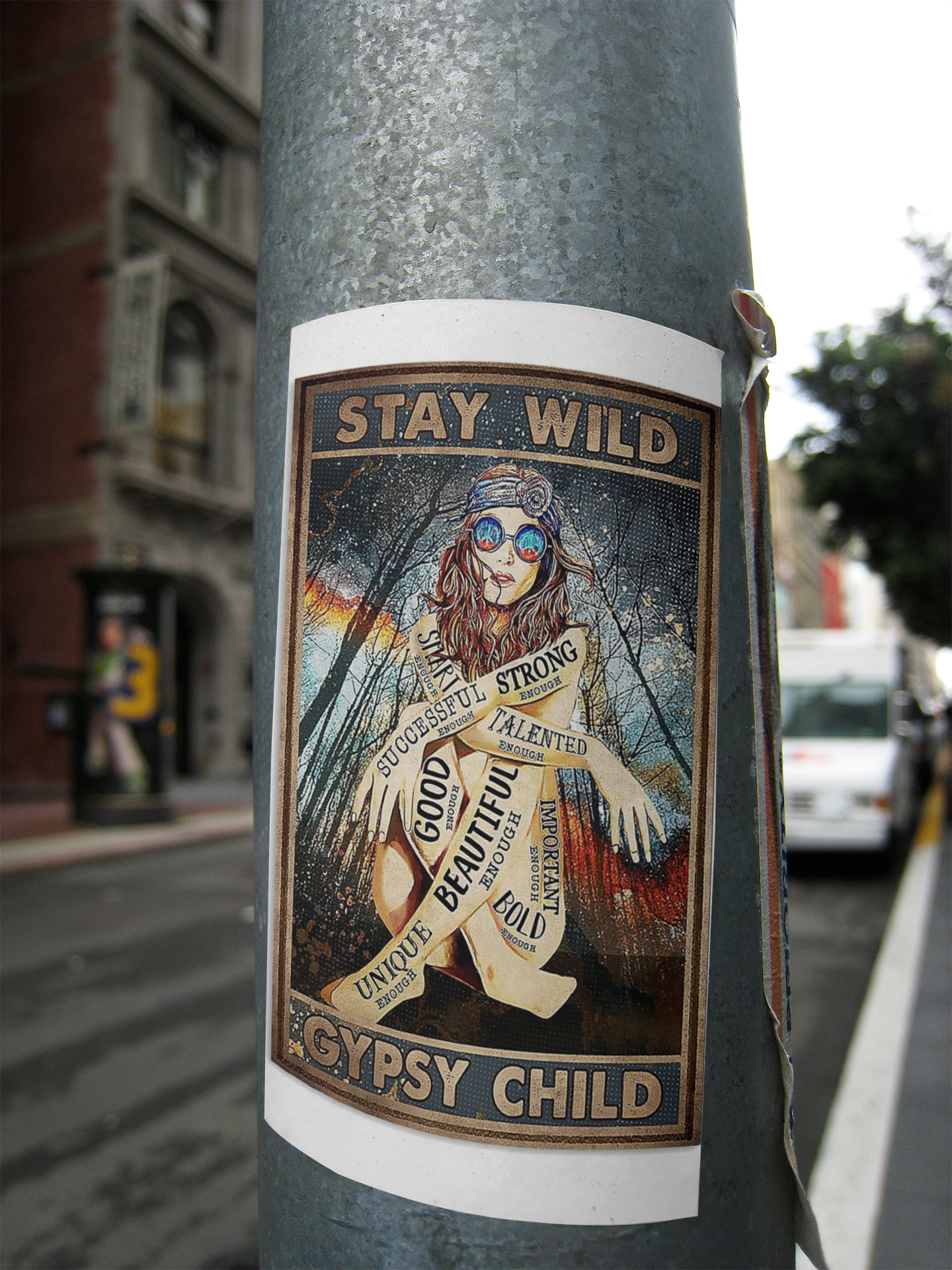 Girl hippie poster stay wild gypsy child 2 Girl hippie poster stay wild gypsy child