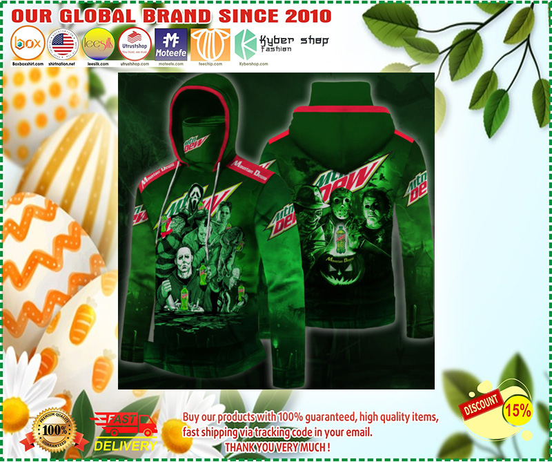 Moutain Dew Horror Hoodie No Gaiter 3d hoodie 4 Moutain Dew Horror Hoodie With Gaiter d hoodie