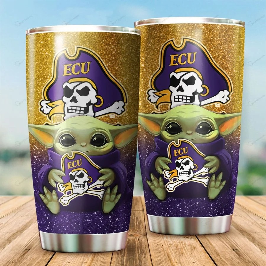 East Carolina Pirates Yoda Tumbler