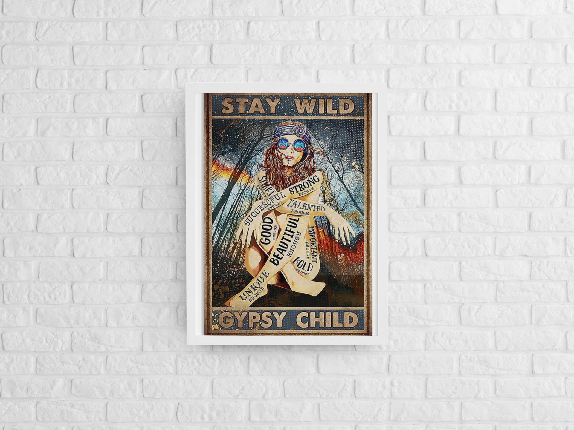 Hippie stay wild gypsy child poster 2 Hippie stay wild gypsy child poster