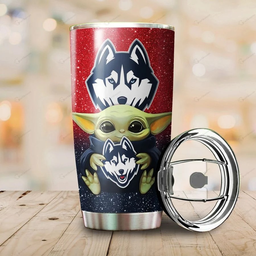 Connecticut Huskies Yoda Tumbler 2 Connecticut Huskies Yoda Tumbler