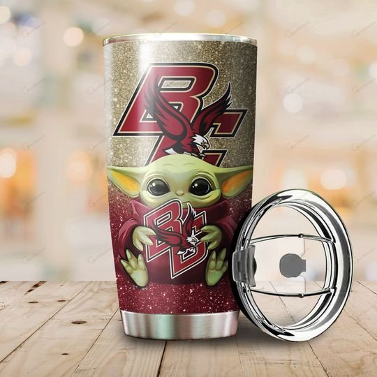Boston College Eagles football Baby Yoda Tumbler 2 Air Force Falcons football Baby Yoda Tumbler