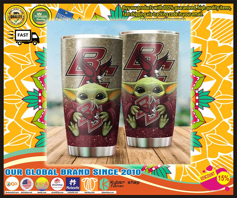 Boston College Eagles football Yoda Tumbler 4 Boston College Eagles football Yoda Tumbler