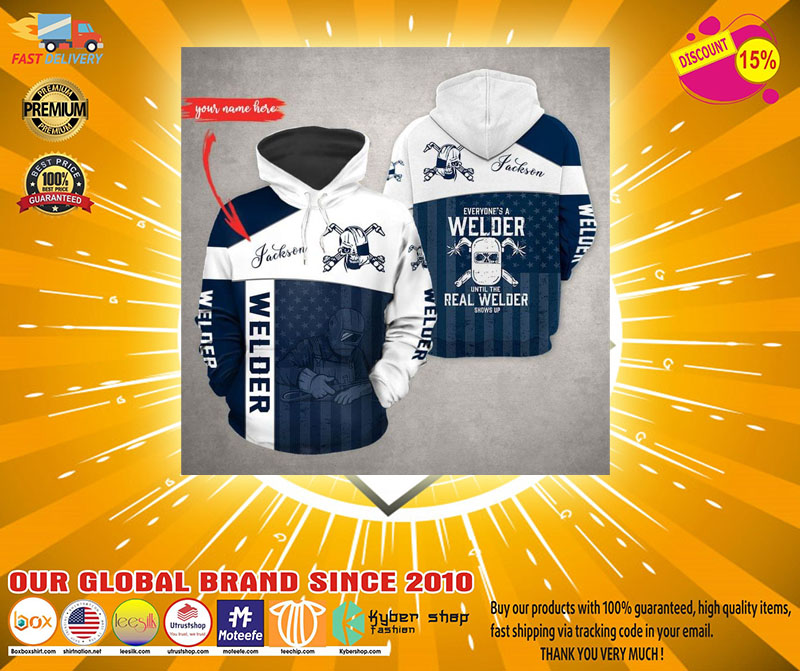 Welder 3D Hoodie custom personalized name 4 Welder D Hoodie custom personalized name