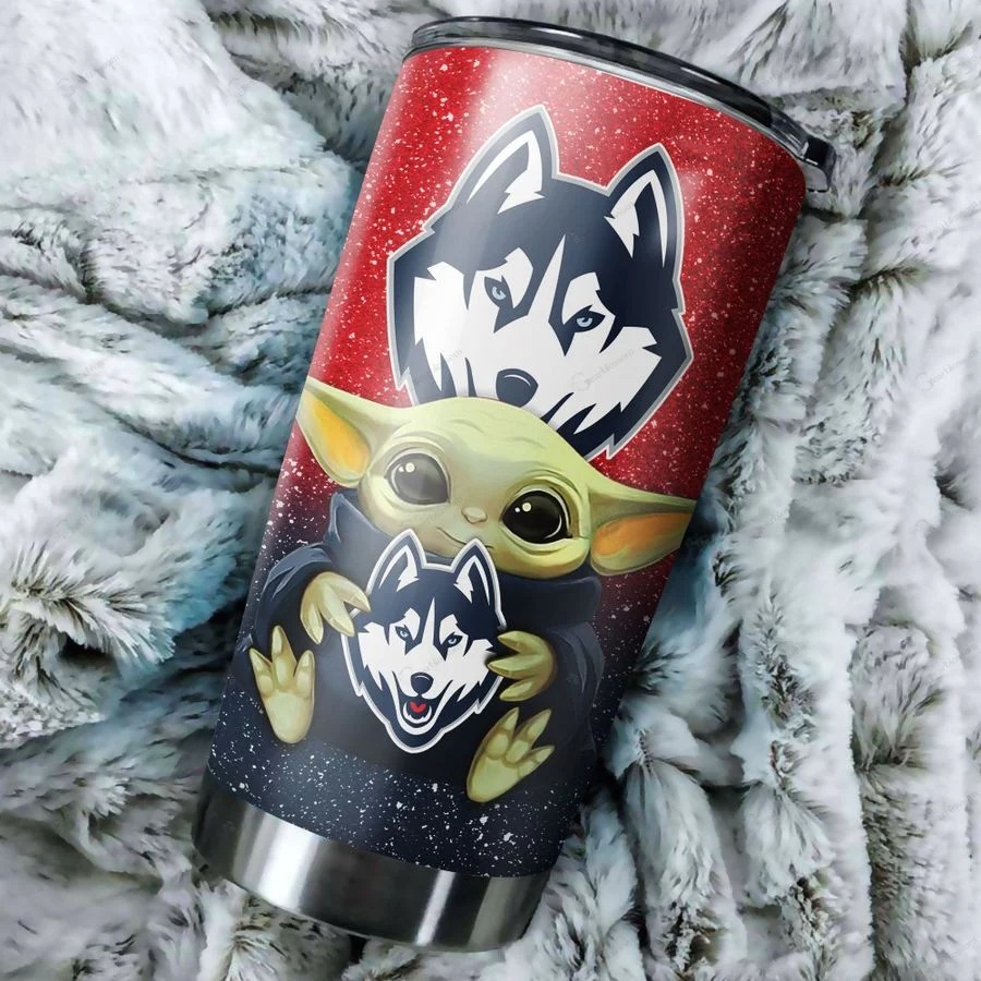 Connecticut Huskies Yoda Tumbler 3 Connecticut Huskies Yoda Tumbler