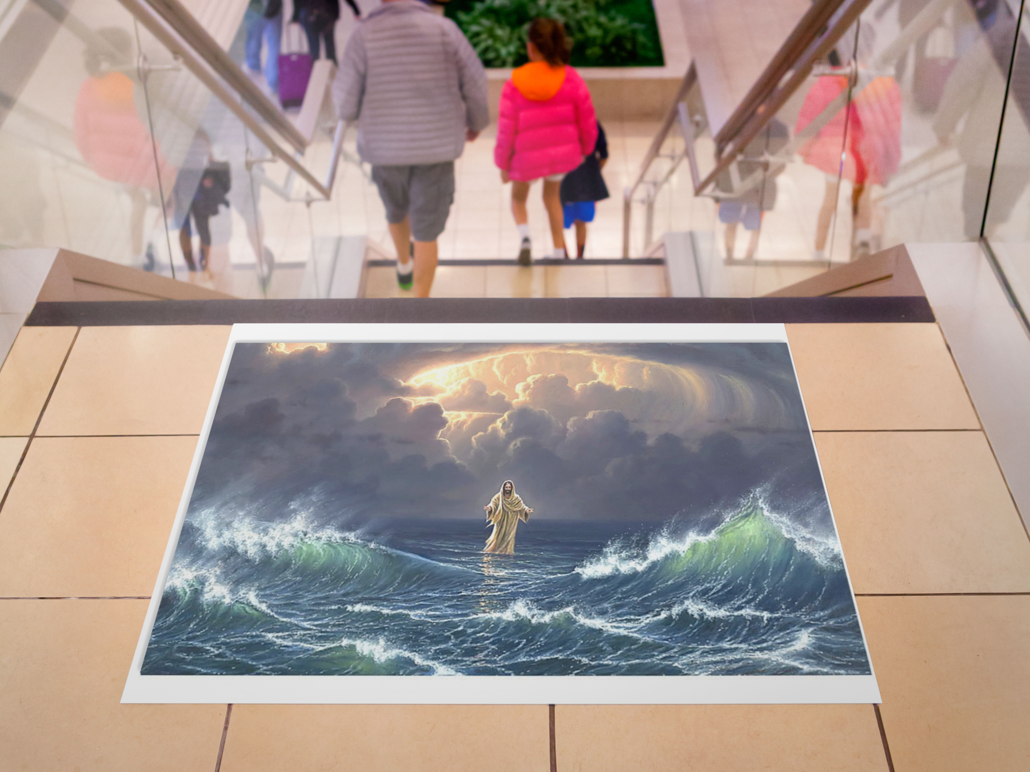 In the storm jesus walked to the water poster 3 In the storm jesus walked to the water poster