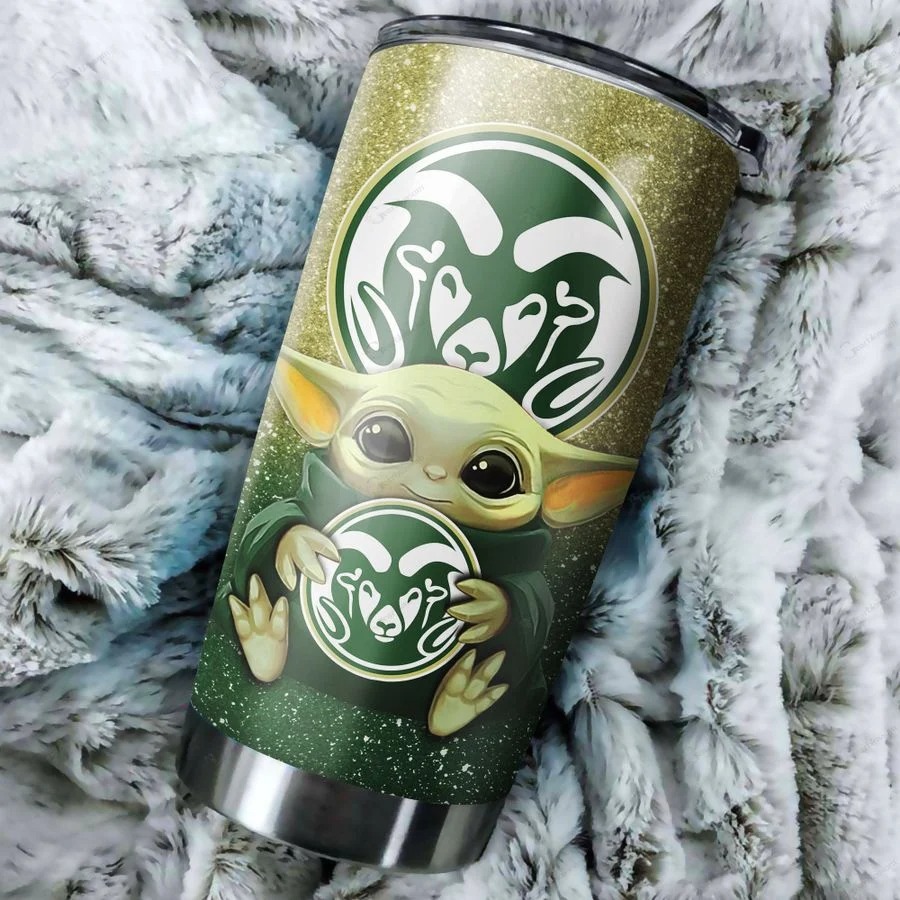 Colorado State Rams football Yoda Tumbler 3 Colorado State Rams football Yoda Tumbler