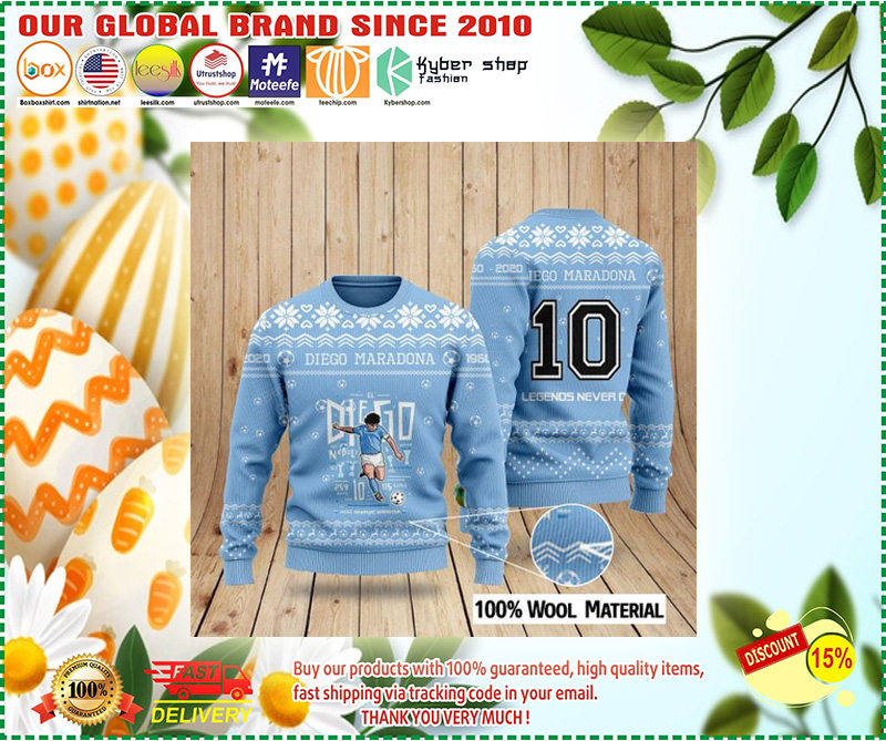RIP Diego Maradona ugly christmas sweater 5 Diego Maradona christmas ugly christmas sweater