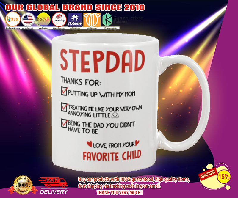 Stepdad thanks for putting up with my mom mug 4 Stepdad thanks for putting up with my mom mug