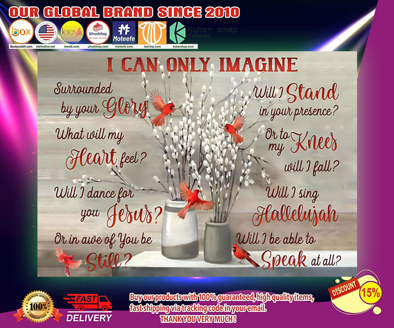 Cardinal I can only imagine poster 3 Cardinal I can only imagine poster