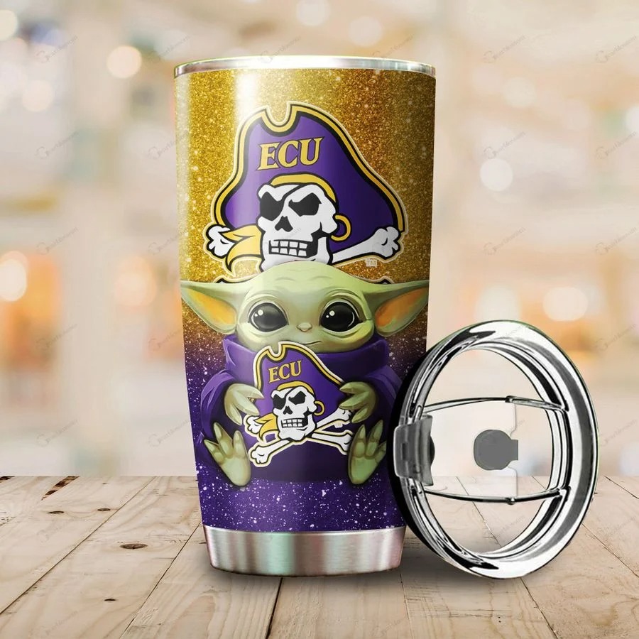 East Carolina Pirates Yoda Tumbler 3 East Carolina Pirates Yoda Tumbler