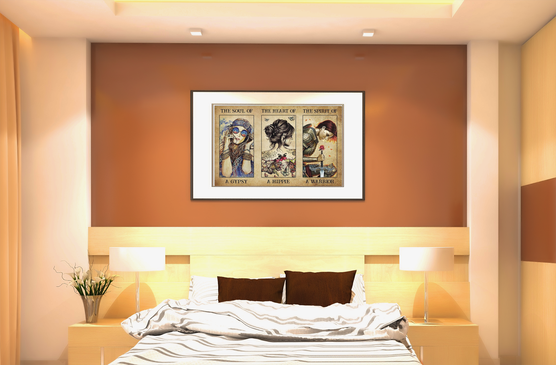 Hippie girl The soul of a gypsy the heart of a hippie poster 3 Hippie girl The soul of a gypsy the heart of a hippie poster