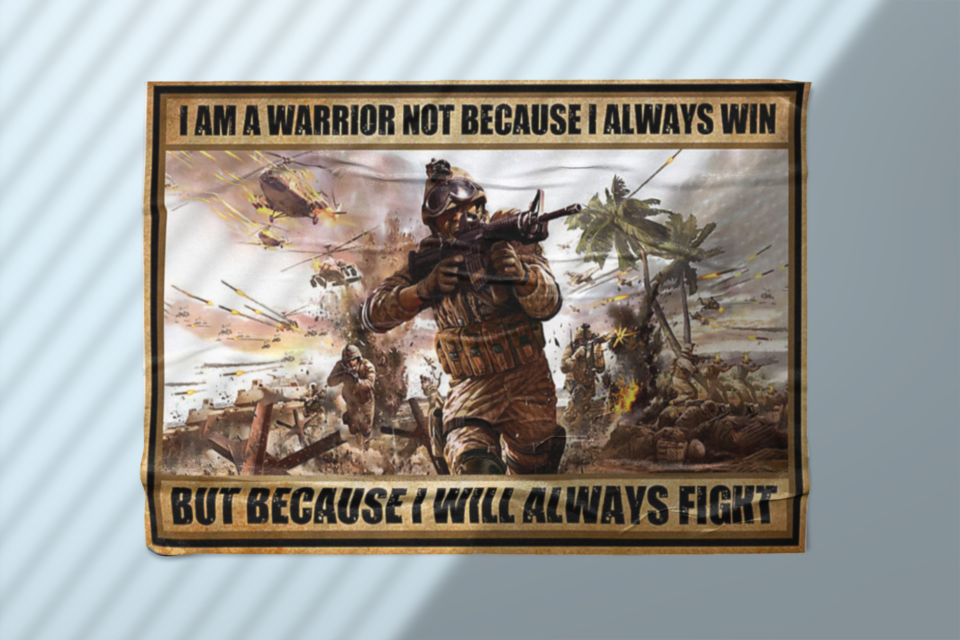 I am a warrior not because I always win but because I will always fight poster 4 I am a warrior not because I always win but because I will always fight poster