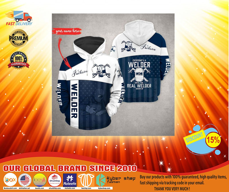 Welder 3D Hoodie custom personalized name 3 Welder D Hoodie custom personalized name