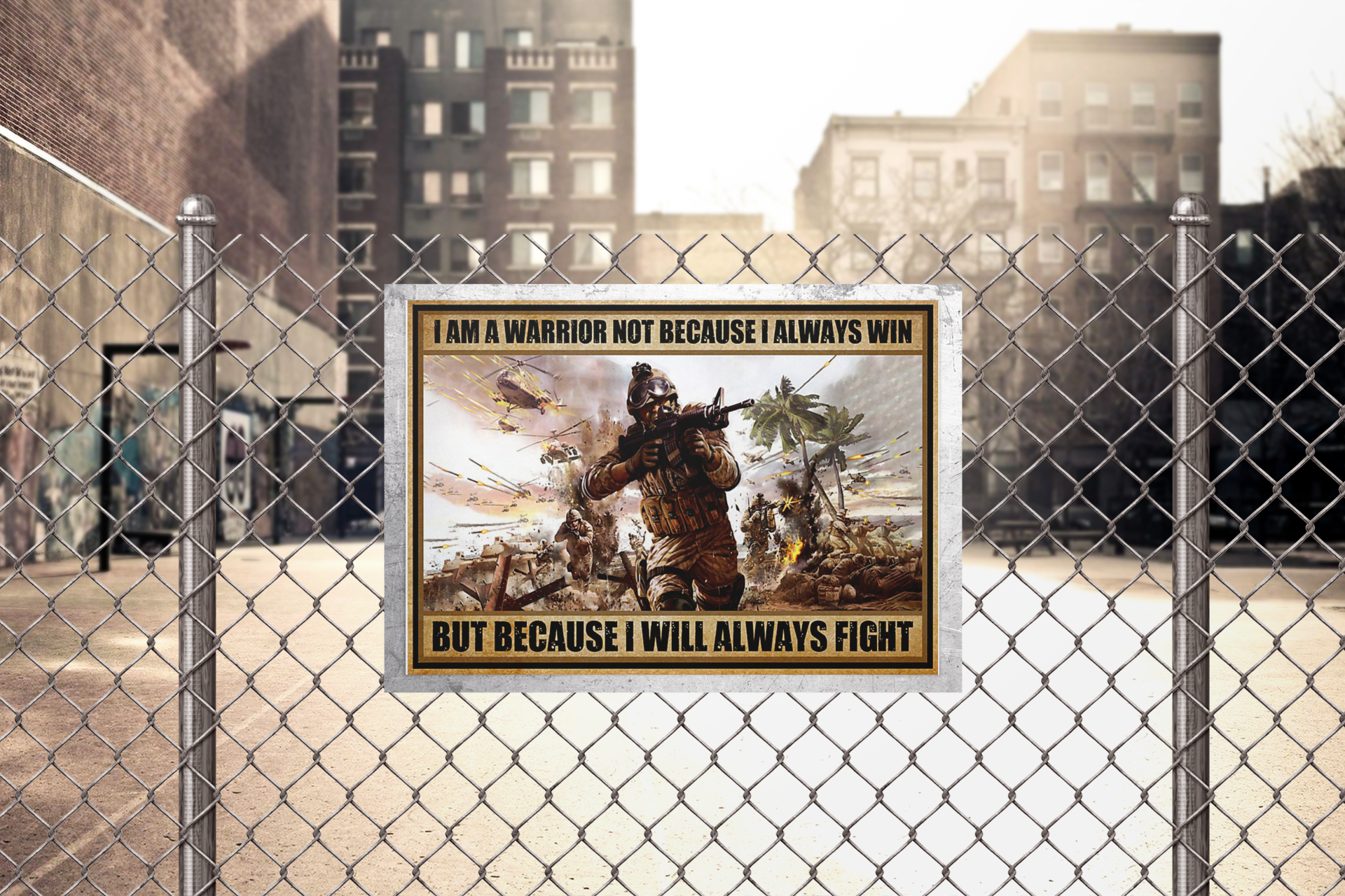I am a warrior not because I always win but because I will always fight poster 3 I am a warrior not because I always win but because I will always fight poster