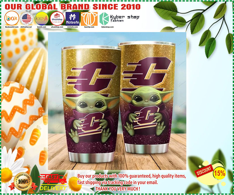Central Michigan Chippewas Yoda Tumbler 4 Central Michigan Chippewas Yoda Tumbler