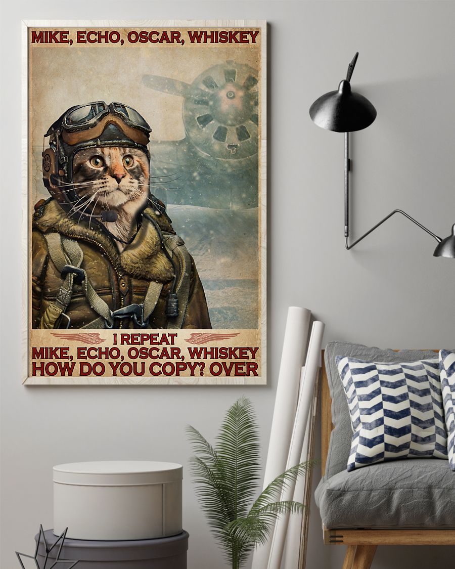 Cat I repeat mike echo oscar whiskey how do you copy over poster 3 Cat I repeat mike echo oscar whiskey how do you copy over poster