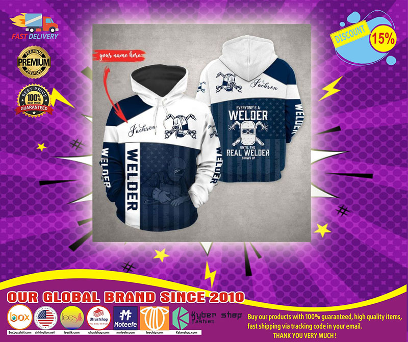 Welder 3D Hoodie custom personalized name 5 Welder D Hoodie custom personalized name