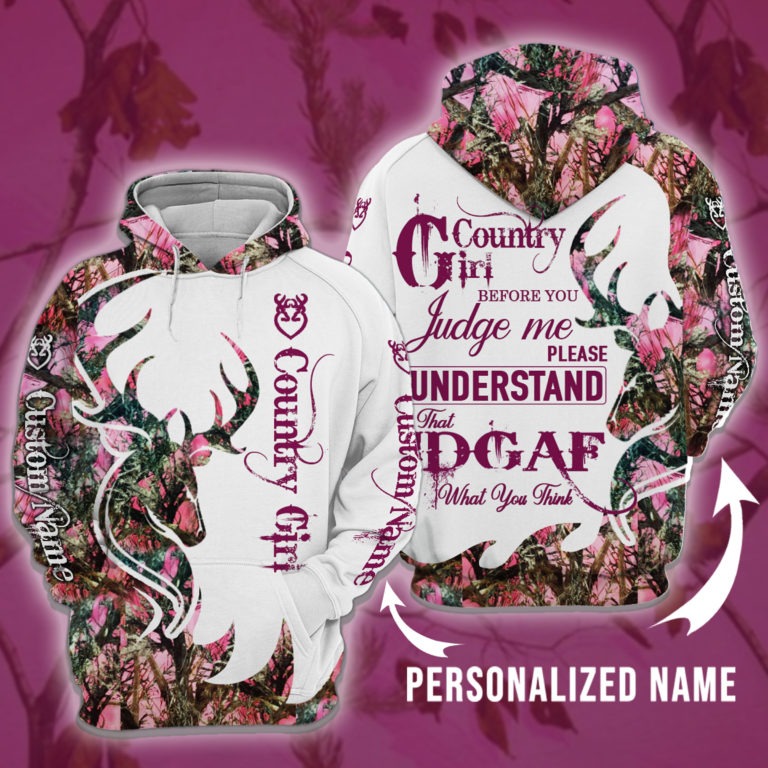 CoutryGirlAllOverPrintedDHOODIECUSTOMNAME