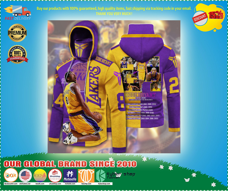 Kobe Bryant Hoodie No Gaiter 3d hoodie 2 Kobe Bryant Hoodie With Gaiter d hoodie