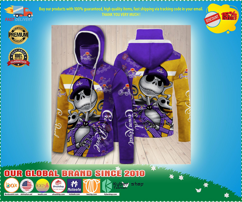 Crown Royal Hoodie No Gaiter 3d hoodie 4 Crown Royal Hoodie With Gaiter d hoodie