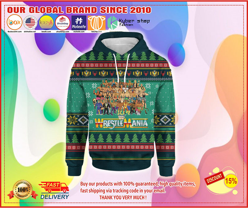 Westle Mania Hiphop ugly sweater 2 Westle Mania Hiphop ugly sweater