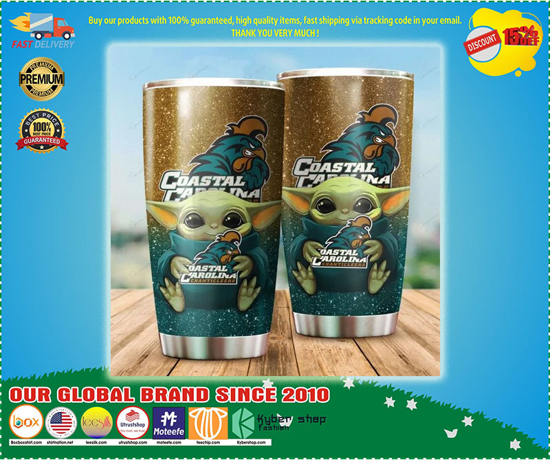 Coastal Carolina Chanticleers Yoda Tumbler 5 Coastal Carolina Chanticleers Yoda Tumbler