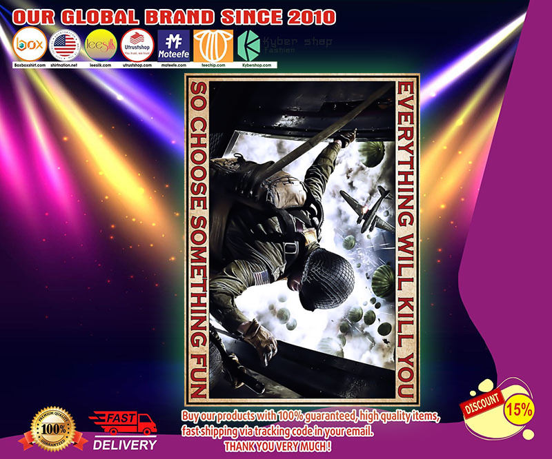 Medal of Honor Airborne everything will kill you so choose something fun poster 4 Medal of Honor Airborne everything will kill you so choose something fun poster