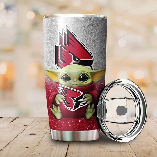 Ball State Cardinals Baby Yoda Tumbler 4 Air Force Falcons football Baby Yoda Tumbler
