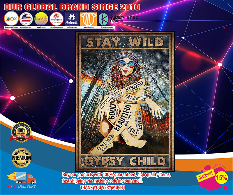 Girl Hippie gypsy child stay wild poster 2 Girl Hippie gypsy child stay wild poster