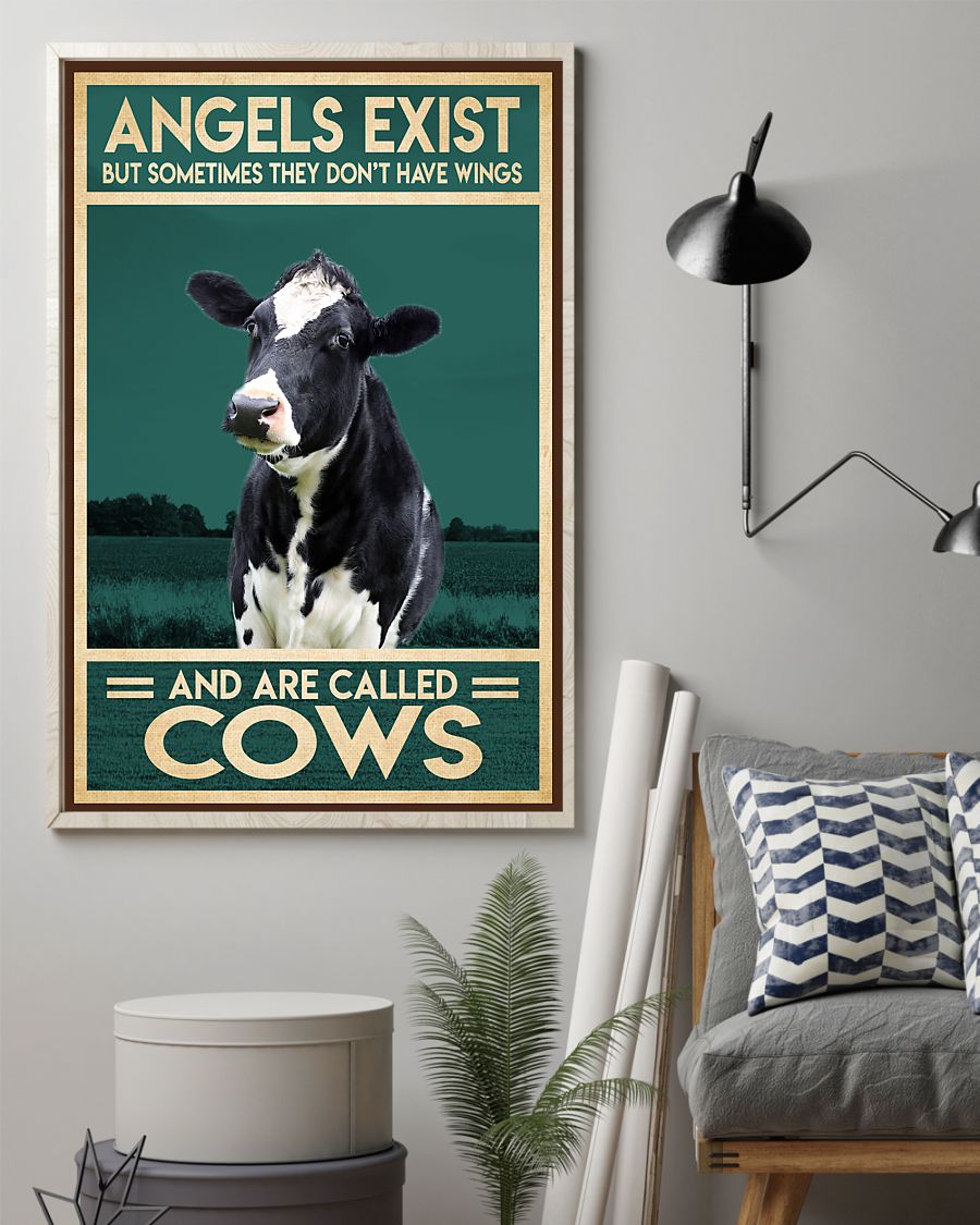 Angels exist but sometimes they don't have wings and are called cows poster 3 Angels exist but sometimes they dont have wings and are called cows poster