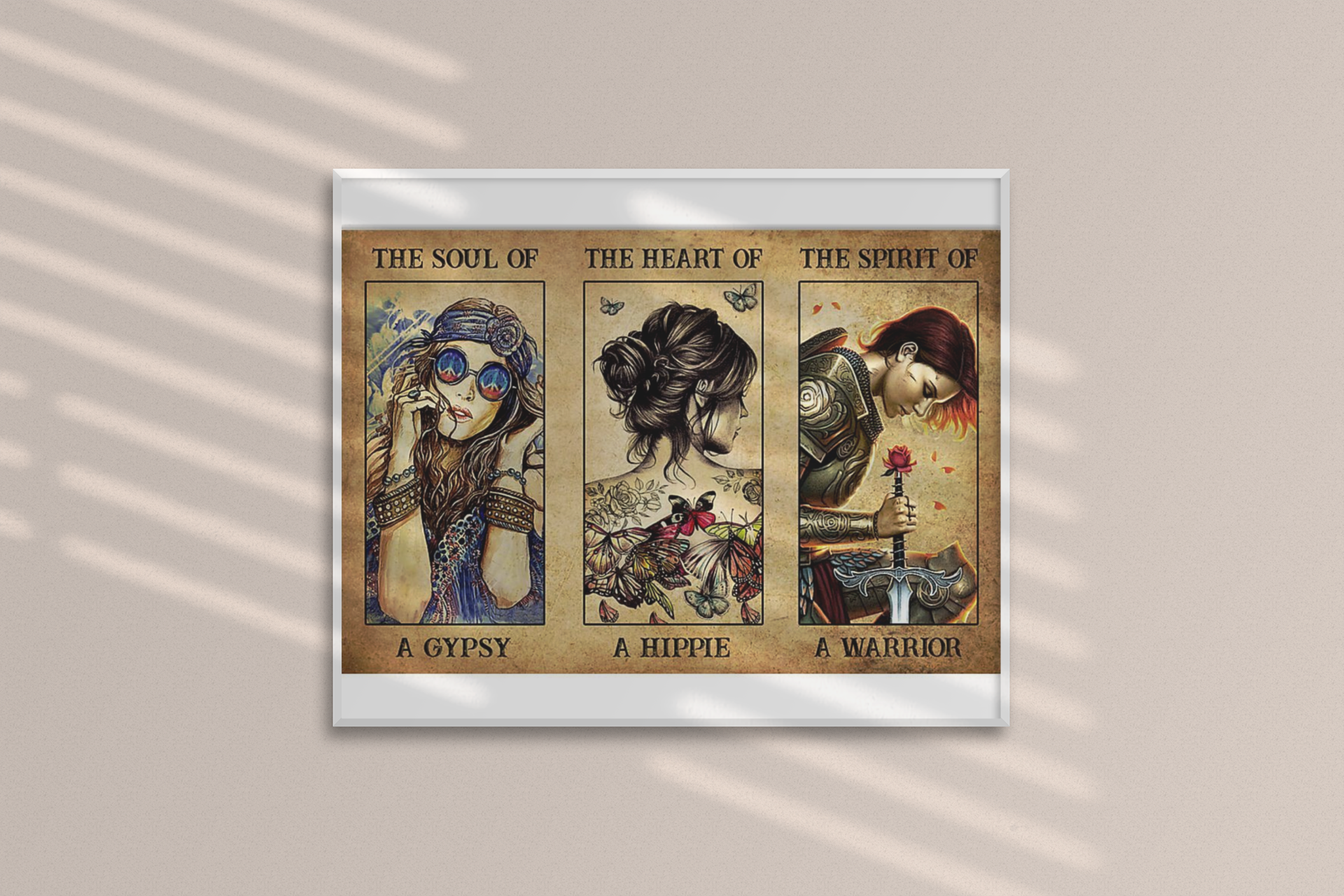 Hippie girl The soul of a gypsy the heart of a hippie poster 4 Hippie girl The soul of a gypsy the heart of a hippie poster